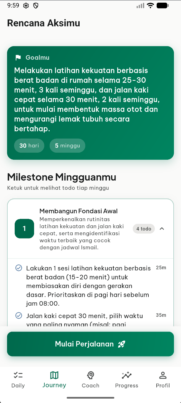 Goalify Screenshot 2